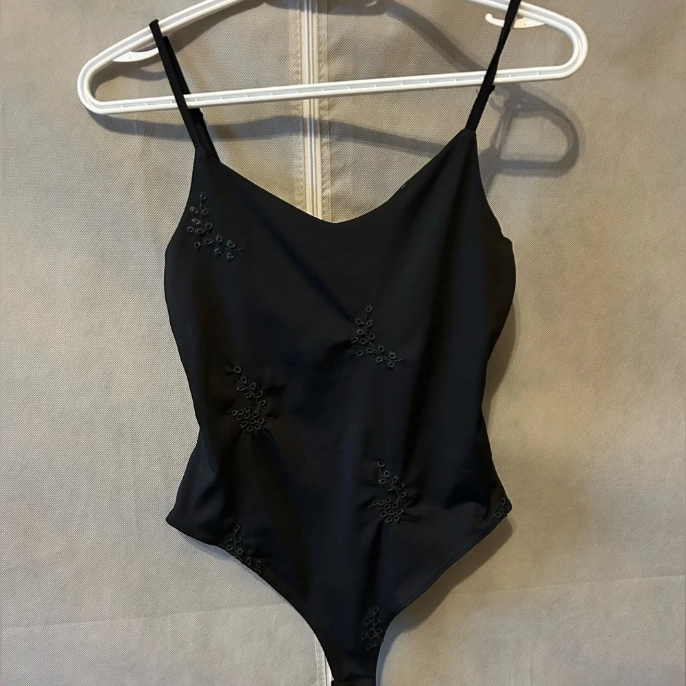 H&M Black Bodysuit with Embellishments - Picture 2 of 4